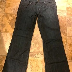 Blue jeans by Eddie Bauer